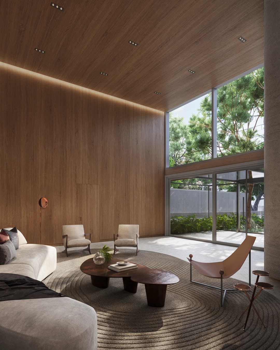 Perspectiva artística — Lobby — Residencial
