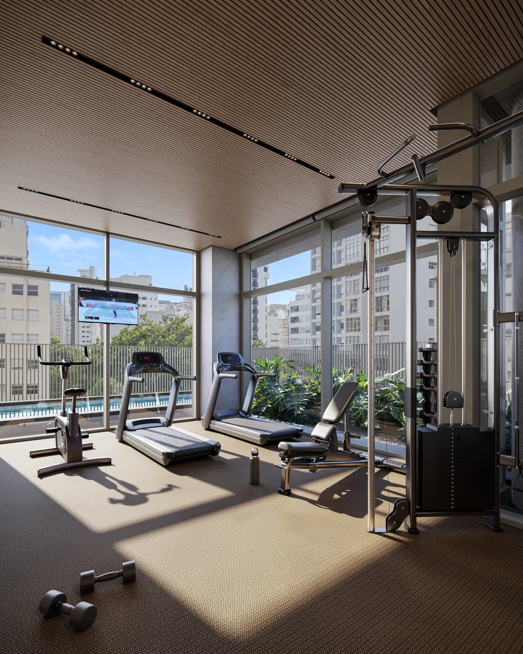 Perspectiva artística — Fitness — Residencial